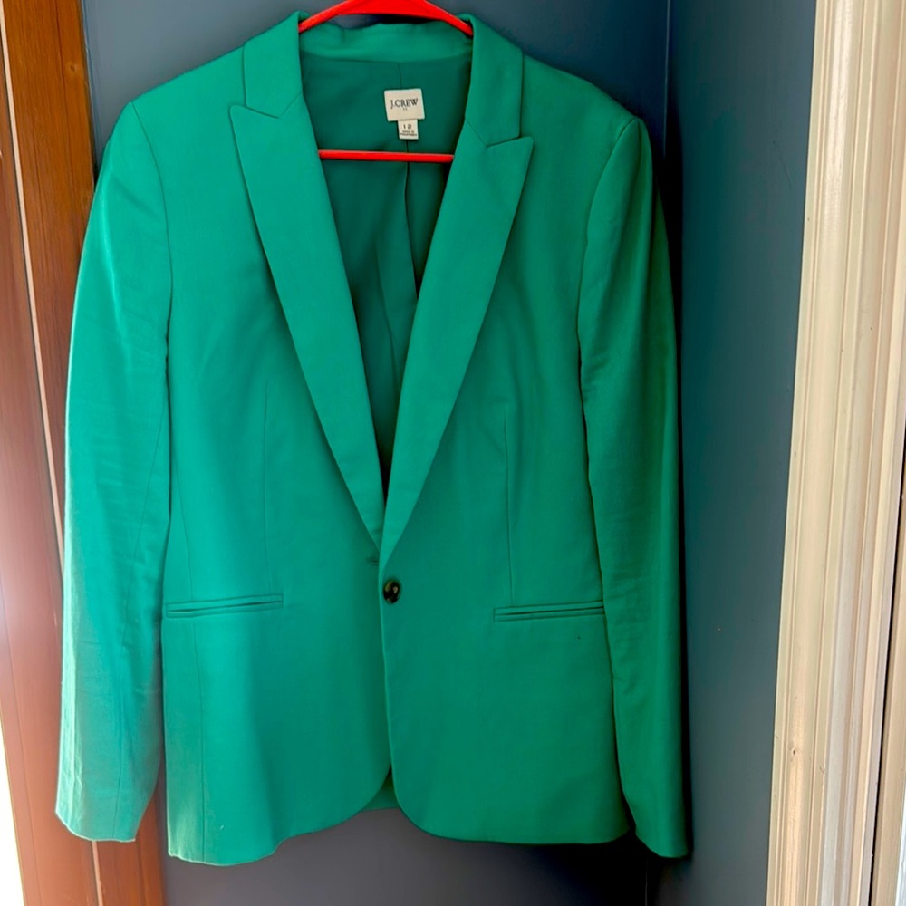 J. Crew womens  Vibrant Teal Blazer